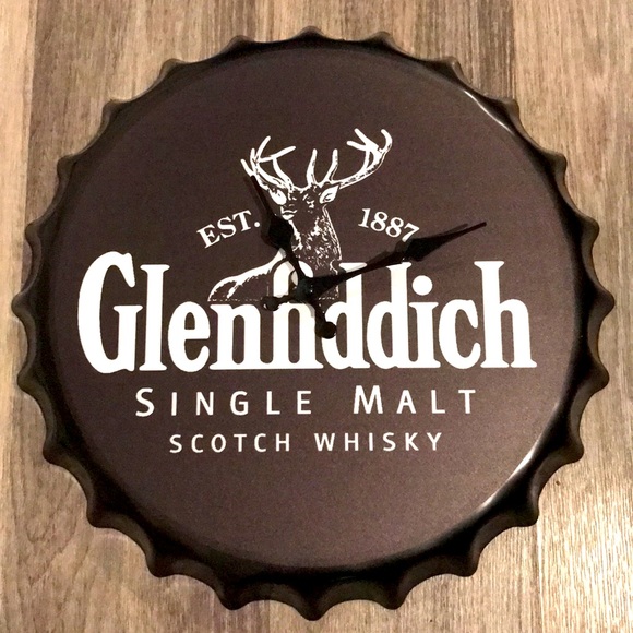 glenfiddich Wall Decor Glenfiddich Scotch Whisky Bar Man Cave Clock Poshmark
